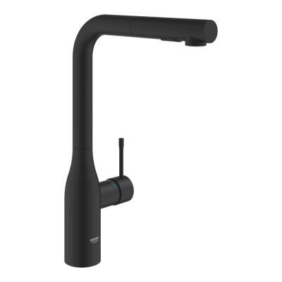Grohe Essence Eviye Bataryası Spiralli 2 Fonksiyonlu Mat Siyah 30504KF0 - 1