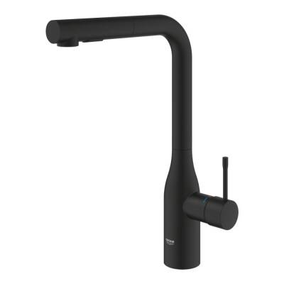 Grohe Essence Eviye Bataryası Spiralli 2 Fonksiyonlu Mat Siyah 30504KF0 - 2
