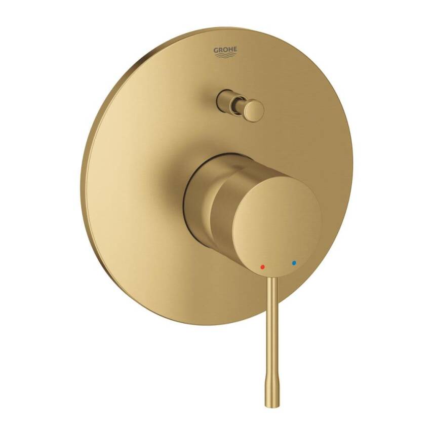 Grohe Essence New Ankastre Banyo/Duş Bataryası Fırçalı Altın (Sıva Üstü Grubu) 19285GN1 - 1