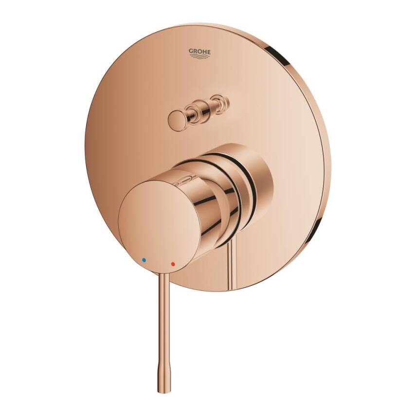 Grohe Essence New Ankastre Banyo/Duş Bataryası (Sıva Üstü Grubu) Bakır 24167DA1 - 3