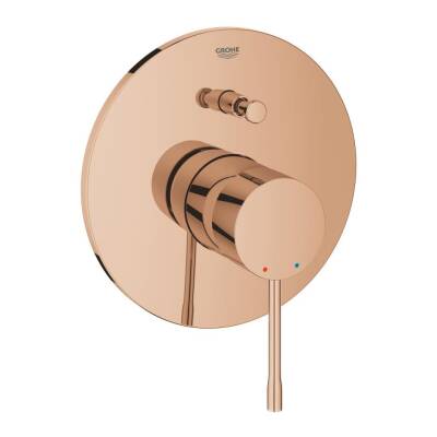 Grohe Essence New Ankastre Banyo/Duş Bataryası (Sıva Üstü Grubu) Parlak Bakır 19285DA1 - 1