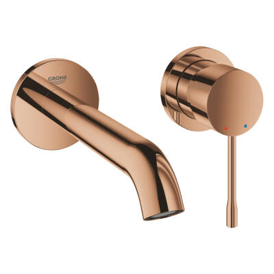 Grohe Essence New Duvardan Ankastre Lavabo Bataryası (Sıva Üstü Grubu) Bakır 29192DA1 - 1