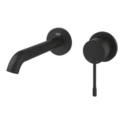 Grohe Essence New Duvardan Ankastre Lavabo Bataryası (Sıva Üstü Grubu) Mat Siyah 29192KF1 - 2