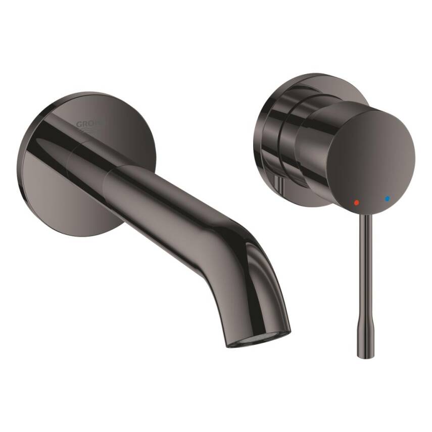 Grohe Essence New Duvardan Ankastre Lavabo Bataryası (Sıva Üstü Grubu) Sert Grafit 29192A01 - 1