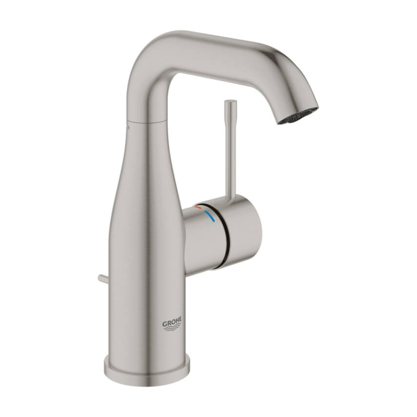 Grohe Essence New Lavabo Bataryası Sifon Kumandalı Paslanmaz Çelik 24173DC1 - 1