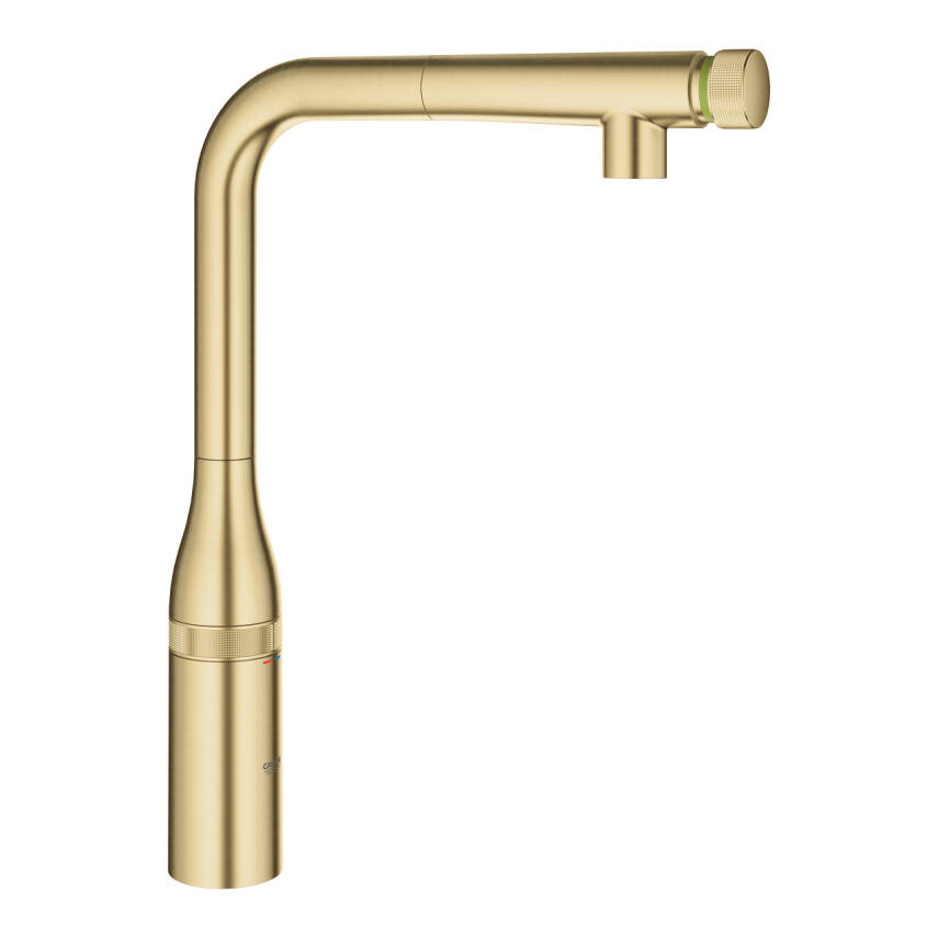 Grohe Essence SmartControl Spiralli Eviye Bataryası Fırçalı Altın 31615GN0 - 4