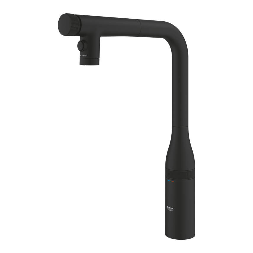 Grohe Essence SmartControl Spiralli Eviye Bataryası, Mat Siyah 31892KF0 - 4