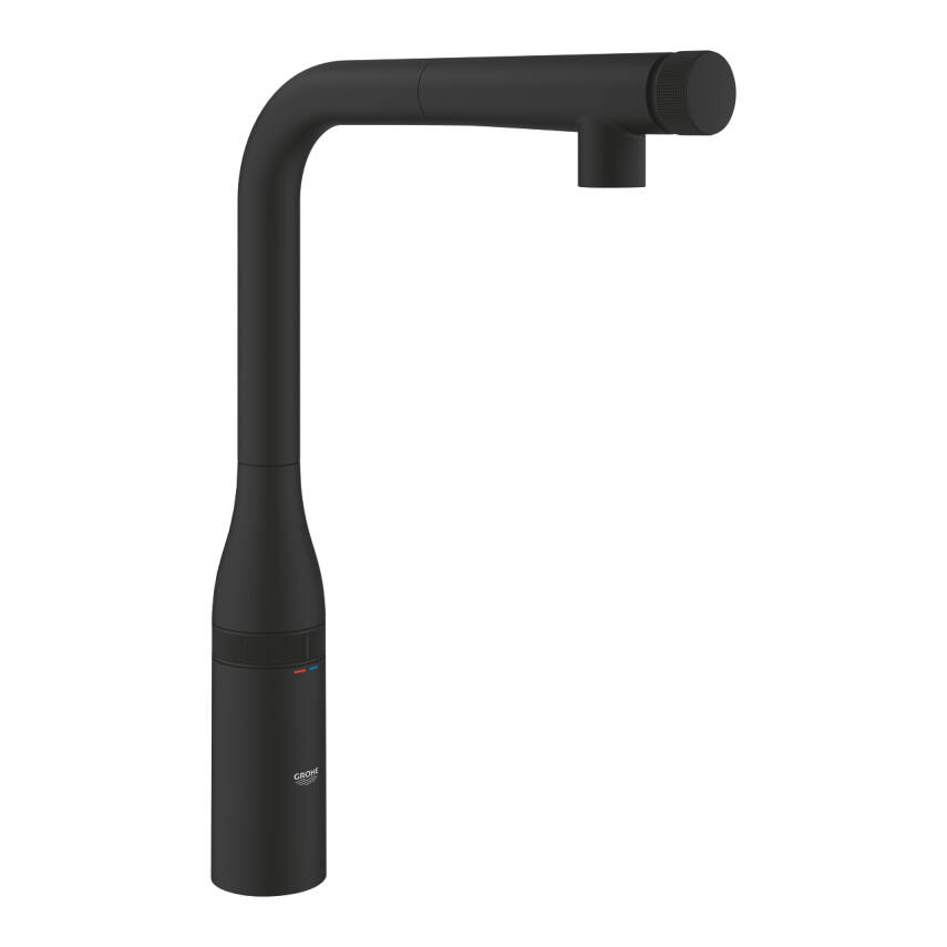Grohe Essence SmartControl Spiralli Eviye Bataryası, Mat Siyah 31928KF0 - 1