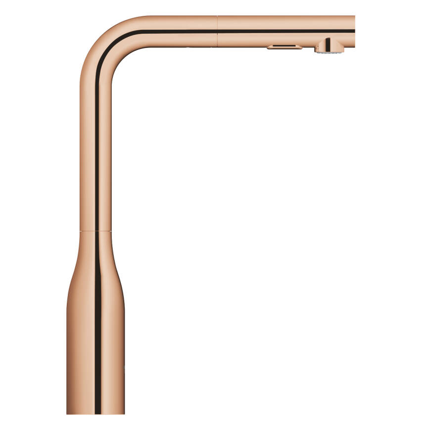 Grohe Essence Spiralli Eviye Bataryası, 2 Fonksiyonlu Parlak Bakır 30504DA0 - 2