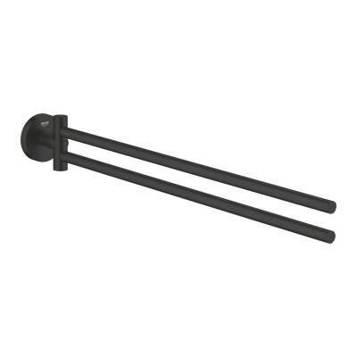 Grohe Essentials 2'li Havluluk, Mat Siyah 1024672430 - 1
