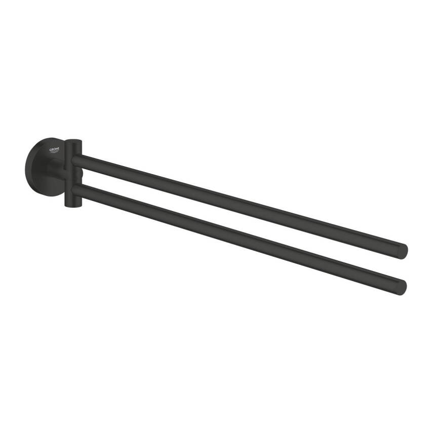 Grohe Essentials 2'li Havluluk, Mat Siyah 1024672430 - 1