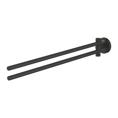 Grohe Essentials 2'li Havluluk, Mat Siyah 1024672430 - 2
