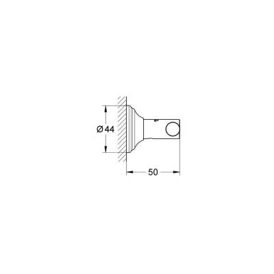 Grohe Essentials Authentic Havlu/Bornoz Askılığı Krom 40656001 - 2