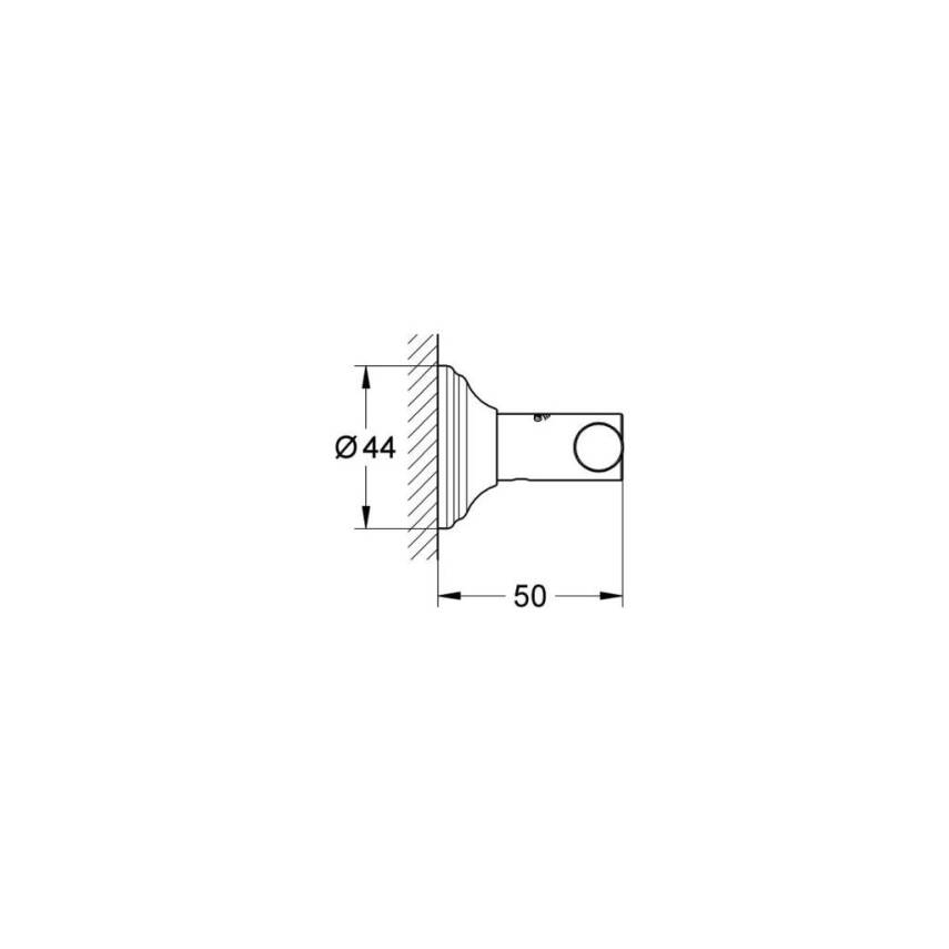 Grohe Essentials Authentic Havlu/Bornoz Askılığı Krom 40656001 - 2