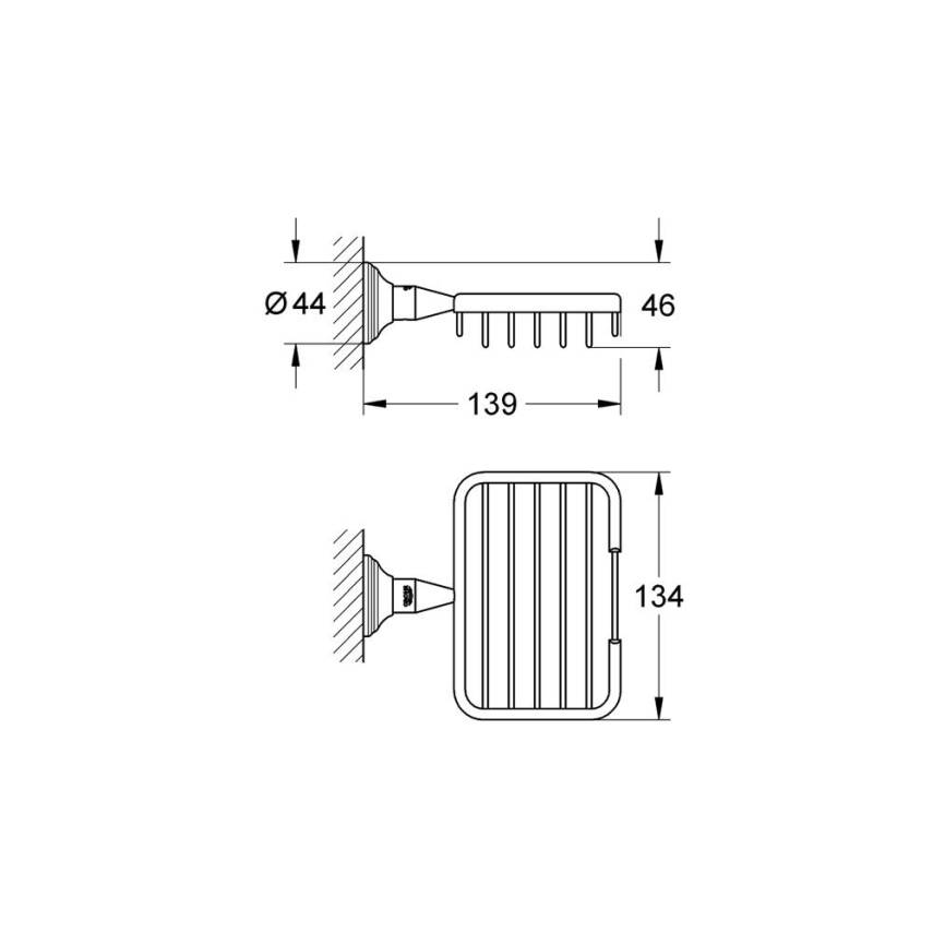 Grohe Essentials Authentic Tekli Süngerlik Krom 40659001 - 2