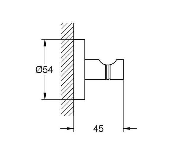 Grohe Essentials Bornoz Askısı Parlak Altın 40364GL1 - 2