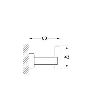 Grohe Essentials Cube Askı 40511001 - 2