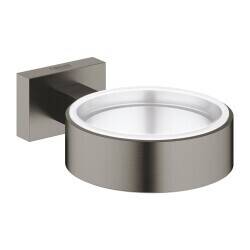 Grohe Essentials Cube Tutamak (Sabunluk Fırçalık), Fırçalı Sert Grafit 40508AL1 - 1