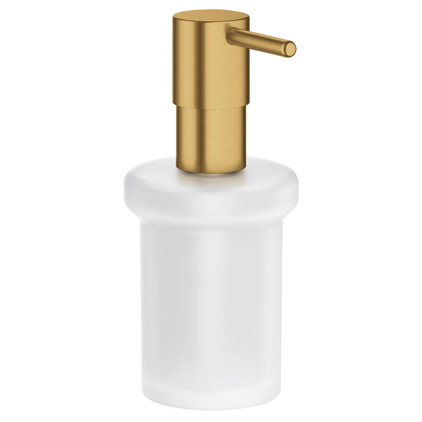Grohe Essentials Duvara Monte Sıvı Sabunluk (Tutacağı Hariç), Fırçalı Altın 40394GN1 - 1