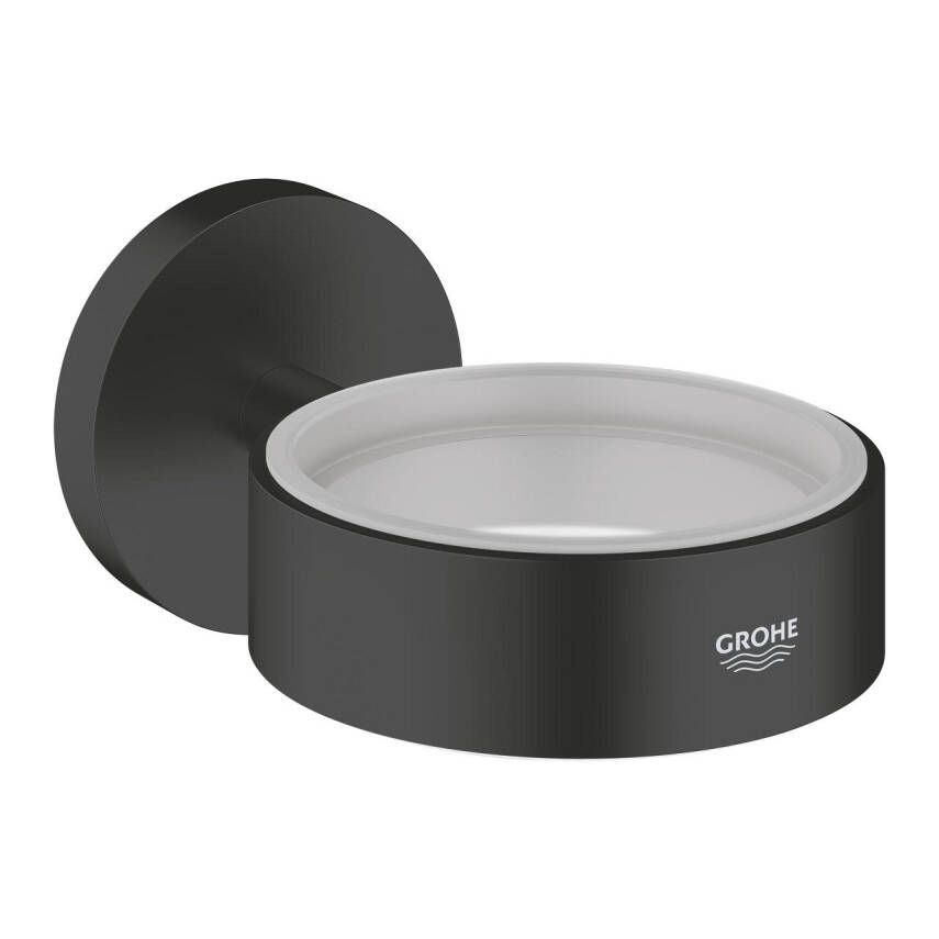 Grohe Essentials Holder f.Glass/Dish/Dispenser Mat Siyah 1024662430 - 1