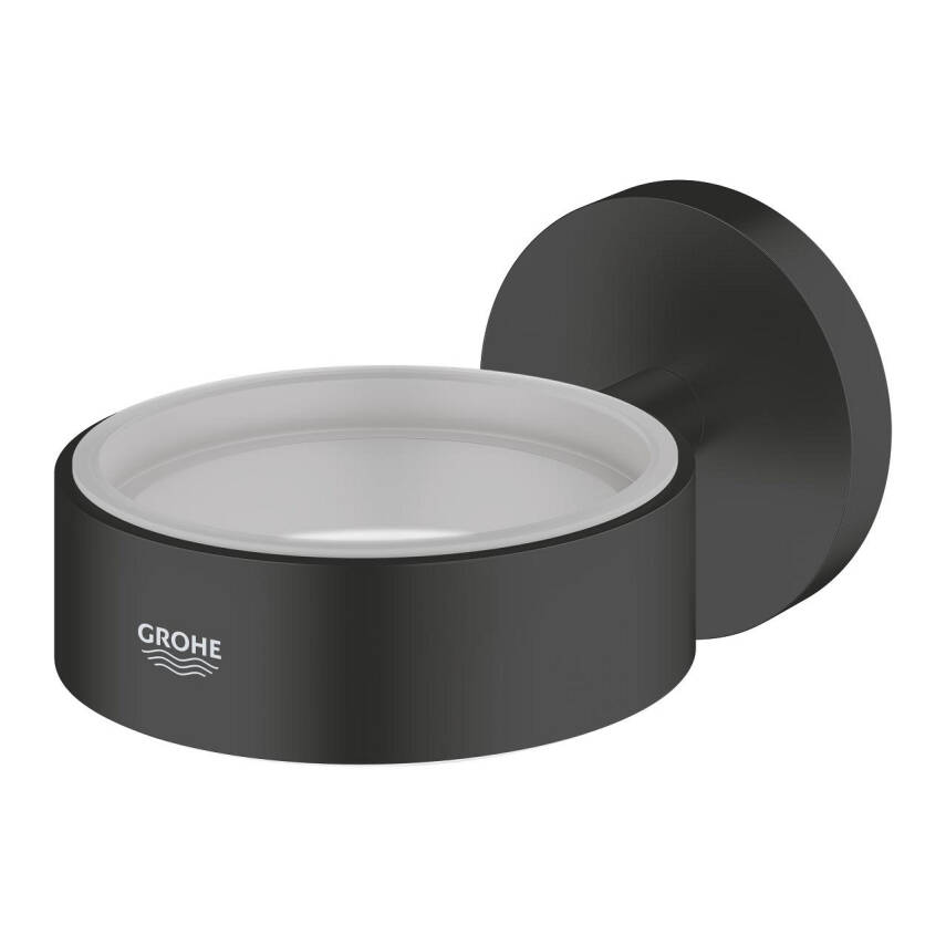 Grohe Essentials Holder f.Glass/Dish/Dispenser Mat Siyah 1024662430 - 2