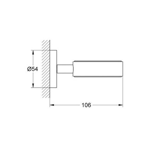 Grohe Essentials Sabunluk ve Diş Fırçası Tutacağı Krom 40369001 - 2
