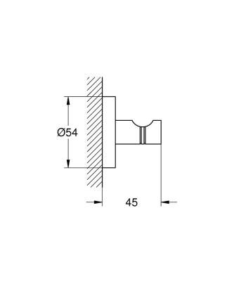 GROHE ESSENTIALS TEKLI ASKı Mat Siyah 1024602430 - 3