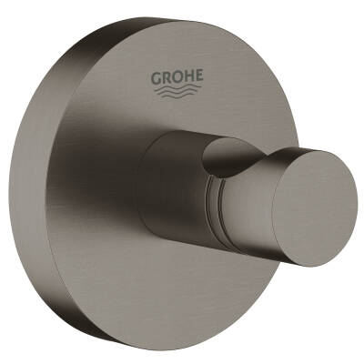 Grohe Essentials Tekli Havlu/Bornoz Askısı Fırçalı Sert Grafit 40364AL1 