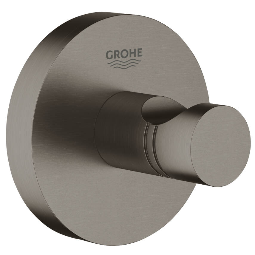 Grohe Essentials Tekli Havlu/Bornoz Askısı Fırçalı Sert Grafit 40364AL1 - 1