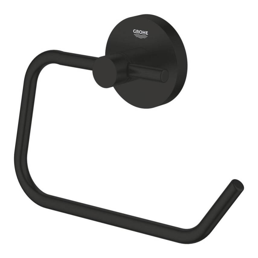Grohe Essentials Tuvalet Kağıtlığı w/o Cover Mat Siyah 1024722430 - 2