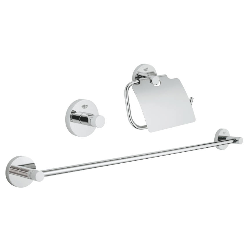 Grohe Essentials Üçlü Aksesuar Seti Krom 40775001 - 1