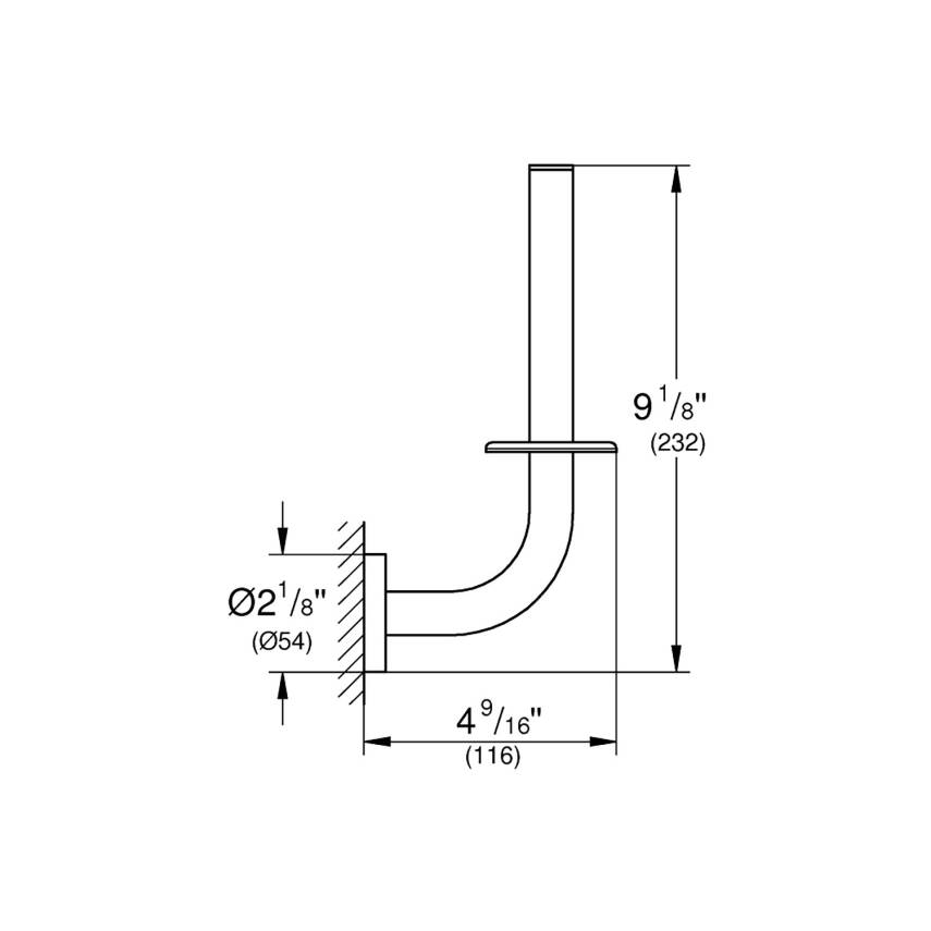 Grohe Essentials Yedek Tuvalet Kağıtlığı, Parlak Bakır 40385DA1 - 2