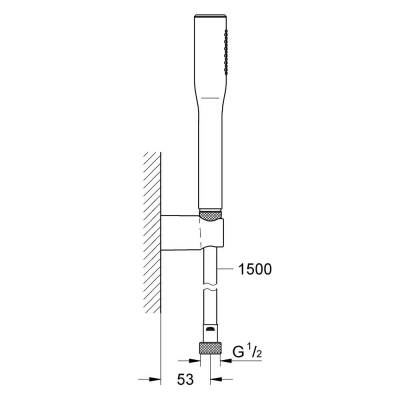 Grohe Euphoria Cosmopolitan Stick El Duşu Takımı Krom 27369000 - 2