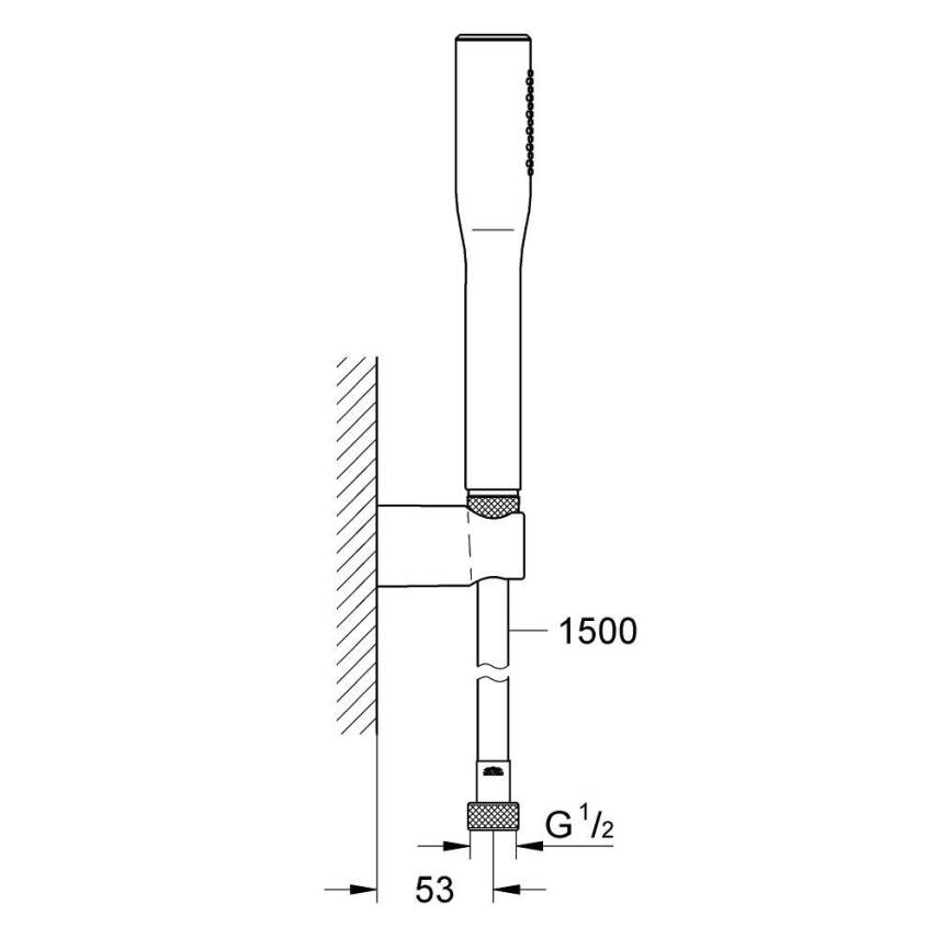 Grohe Euphoria Cosmopolitan Stick El Duşu Takımı Krom 27369000 - 2