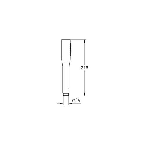 Grohe Euphoria El Duşu 1 Akışlı Krom 27367000 - 2