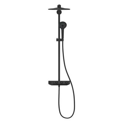 Grohe Euphoria SmartControl 310 Duo Duş Sistemi Duvara Monte Termostatik Bataryalı Duş Kolonu Mat Siyah 22120KF0 - 2