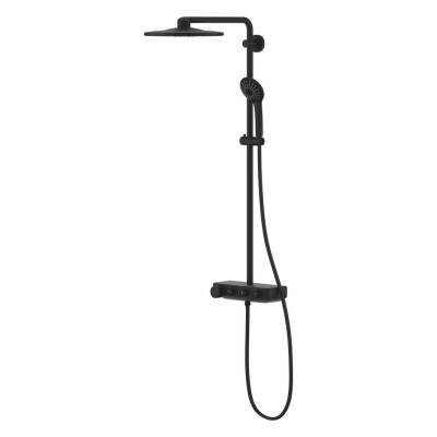 Grohe Euphoria SmartControl 310 Duo Duş Sistemi Duvara Monte Termostatik Bataryalı Duş Kolonu Mat Siyah 22120KF0 - 3