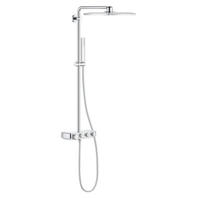 Grohe Euphoria SmartControl System 310 Cube Duo Duvara Monte Termostatik Bataryalı Duş Kolonu Krom 26508000 - 1