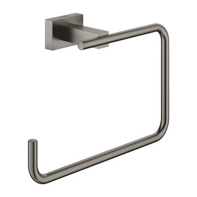 Grohe Eurocube Halka Havluluk, Fırçalı Sert Grafit 40510AL1 - 1
