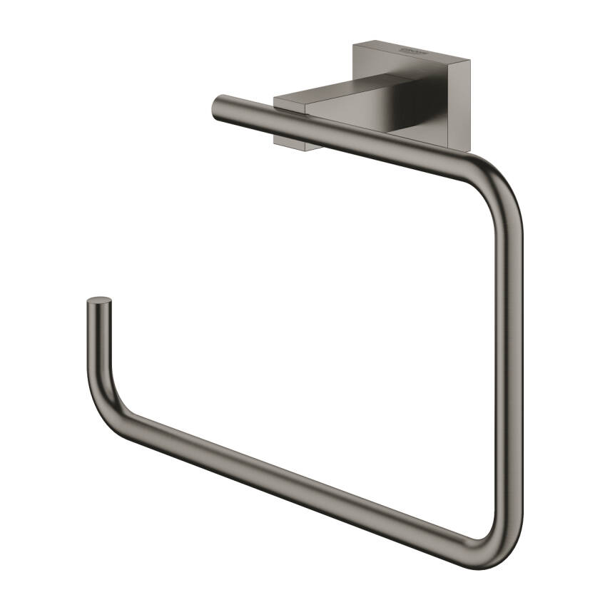 Grohe Eurocube Halka Havluluk, Fırçalı Sert Grafit 40510AL1 - 2