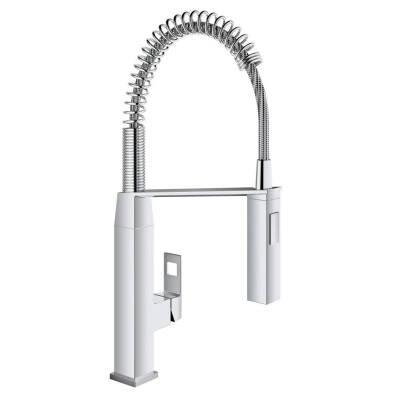 Grohe Eurocube Spiralli Eviye Bataryası Krom 31395000 - 1
