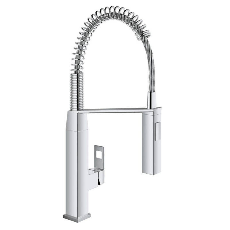 Grohe Eurocube Spiralli Eviye Bataryası Krom 31395000 - 1