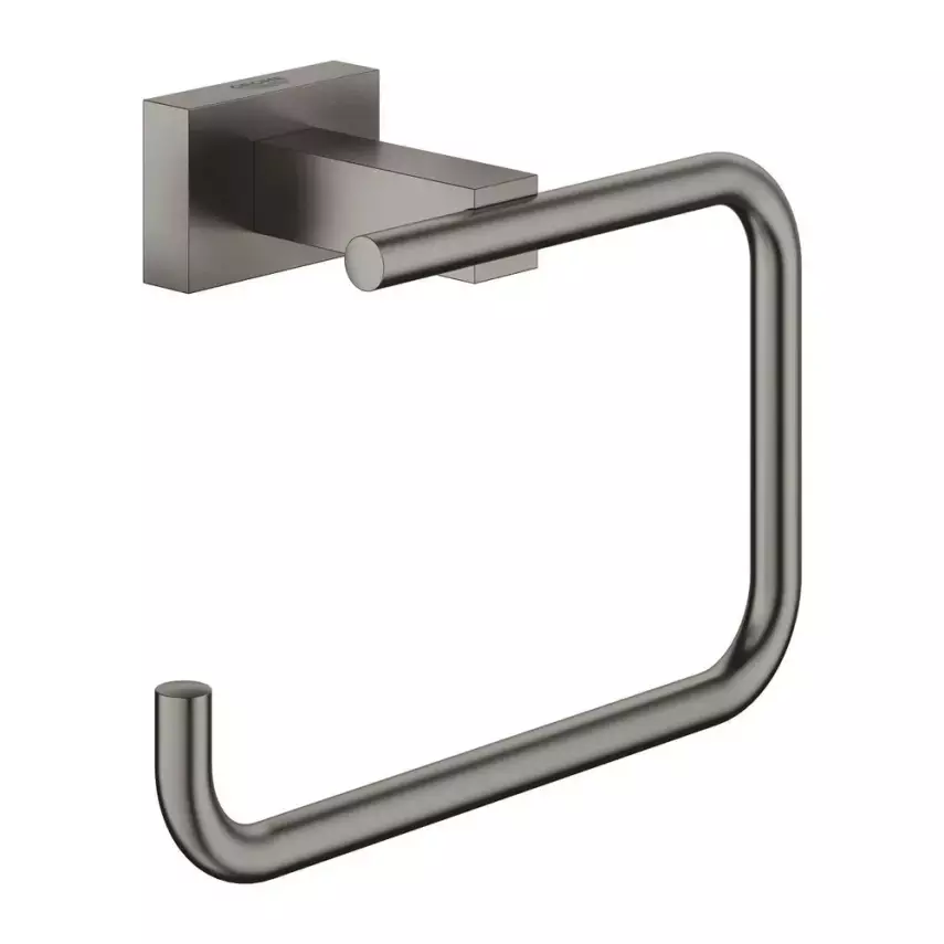 Grohe Eurocube Tuvalet Kağıtlığı Kapaksız, Fırçalı Sert Grafit 40507AL1 - 1