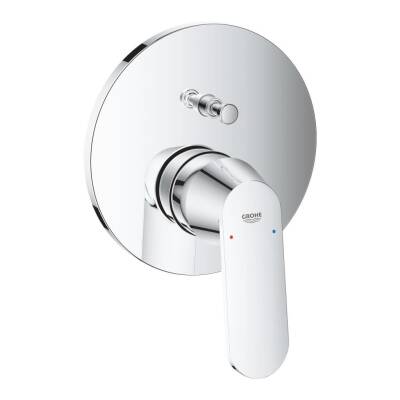 Grohe Eurosmart Cosmopolitan Ankastre Banyo / Duş Bataryası (Sıva Üstü Grubu), 2 Yollu Krom 24045000 - 1