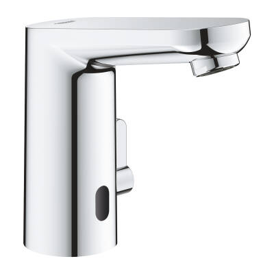 Grohe Eurosmart Cosmopolitan E Fotoselli Lavabo Bataryası (Çift Su Girişli, Pilli, Sıcak Soğuk Su Ayarlı) Krom 36327002 - 1