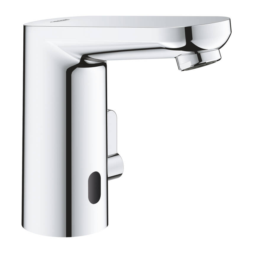 Grohe Eurosmart Cosmopolitan E Fotoselli Lavabo Bataryası (Çift Su Girişli, Pilli, Sıcak Soğuk Su Ayarlı) Krom 36327002 - 1