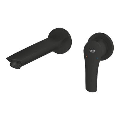 Grohe Eurosmart Duvardan Ankastre Lavabo Bataryası (Sıva Üstü Grubu) M-Boy Mat Siyah 293382433 - 3