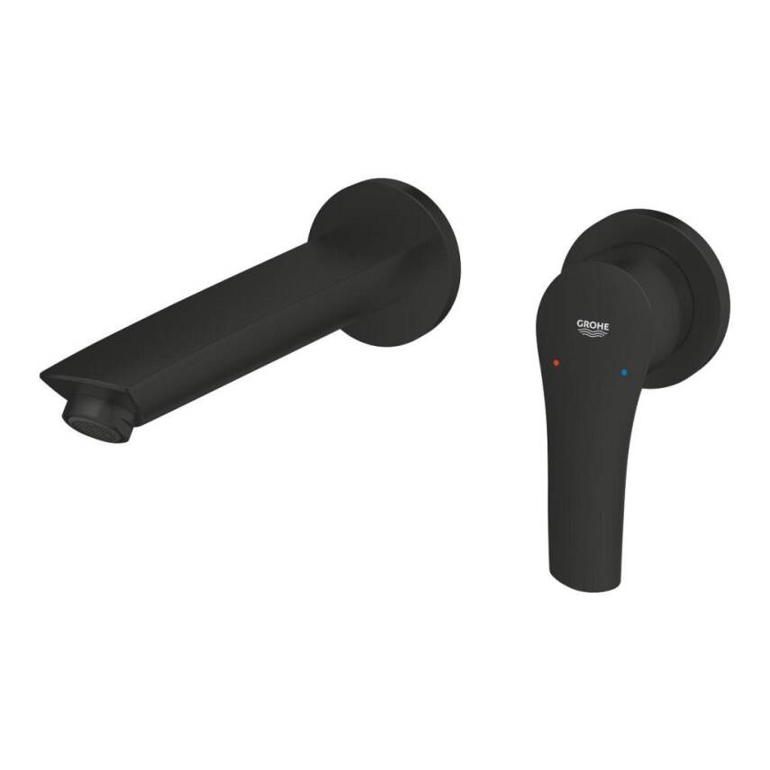 Grohe Eurosmart Duvardan Ankastre Lavabo Bataryası (Sıva Üstü Grubu) M-Boy Mat Siyah 293382433 - 3