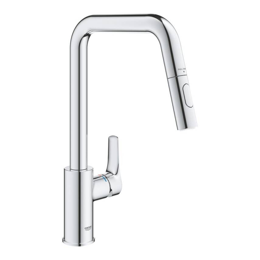 Grohe Eurosmart Kuğu Borulu Eviye Bataryası Krom 30619000 - 1