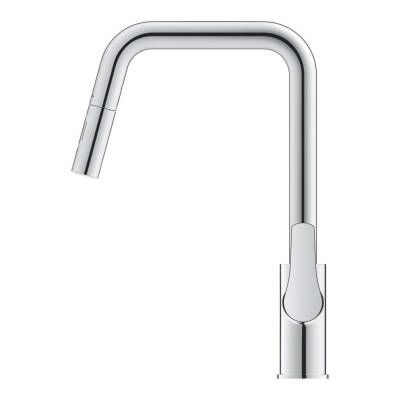 Grohe Eurosmart Kuğu Borulu Eviye Bataryası Krom 30619000 - 3